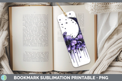 GorgeousPurple Drips Bookmark design.
