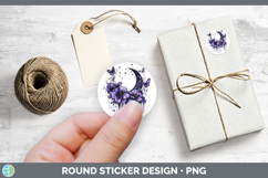 GorgeousPurple Drips Stickers design.