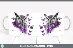 GorgeousPurple Drips Mug Wrap design.