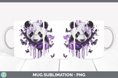 GorgeousPurple Drips Mug Wrap design.