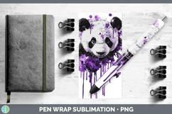 GorgeousPurple Drips Pen Wrap design.