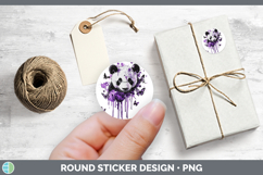 GorgeousPurple Drips Stickers design.