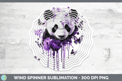 GorgeousPurple Drips Wind Spinner design.