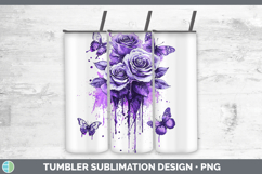GorgeousPurple Drips Tumbler design.