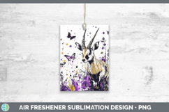 GorgeousPurple Drips Safari Air Freshener design.