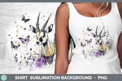 GorgeousPurple Drips Safari Shirt design.