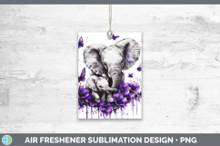 GorgeousPurple Drips Safari Air Freshener design.