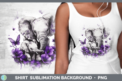 GorgeousPurple Drips Safari Shirt design.