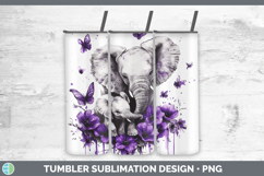GorgeousPurple Drips Safari Tumbler design.