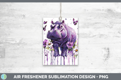GorgeousPurple Drips Safari Air Freshener design.