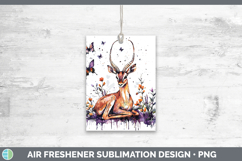 GorgeousPurple Drips Safari Air Freshener design.