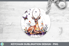 GorgeousPurple Drips Safari Keychain design.