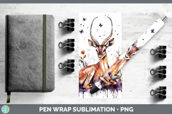 GorgeousPurple Drips Safari Pen Wrap design.