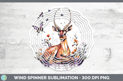 GorgeousPurple Drips Safari Wind Spinner design.