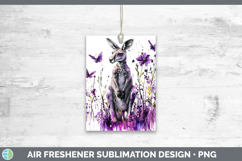 GorgeousPurple Drips Safari Air Freshener design.