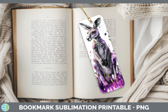 GorgeousPurple Drips Safari Bookmark design.