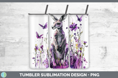 GorgeousPurple Drips Safari Tumbler design.