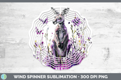 GorgeousPurple Drips Safari Wind Spinner design.