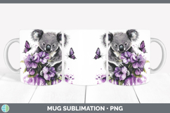 GorgeousPurple Drips Safari Mug Wrap design.