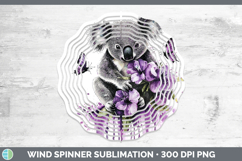 GorgeousPurple Drips Safari Wind Spinner design.