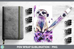 GorgeousPurple Drips Safari Pen Wrap design.