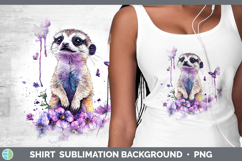 GorgeousPurple Drips Safari Shirt design.