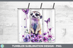 GorgeousPurple Drips Safari Tumbler design.