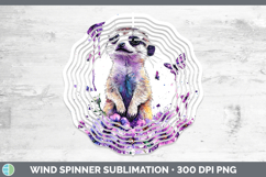 GorgeousPurple Drips Safari Wind Spinner design.