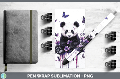 GorgeousPurple Drips Safari Pen Wrap design.