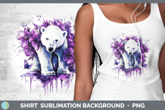 GorgeousPurple Drips Safari Shirt design.