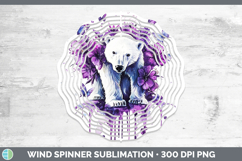 GorgeousPurple Drips Safari Wind Spinner design.