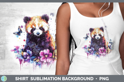 GorgeousPurple Drips Safari Shirt design.