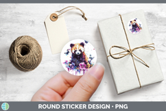 GorgeousPurple Drips Safari Stickers design.