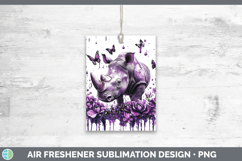 GorgeousPurple Drips Safari Air Freshener design.