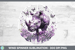 GorgeousPurple Drips Safari Wind Spinner design.
