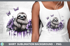 GorgeousPurple Drips Safari Shirt design.