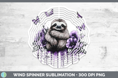 GorgeousPurple Drips Safari Wind Spinner design.