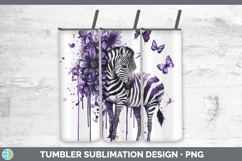 GorgeousPurple Drips Safari Tumbler design.