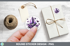 GorgeousPurple Drips Stickers design.