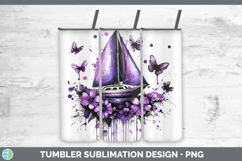 GorgeousPurple Drips Tumbler design.