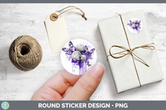 GorgeousPurple Drips Stickers design.