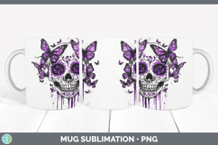 GorgeousPurple Drips Mug Wrap design.