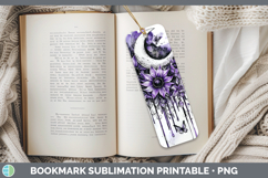 GorgeousPurple Drips Bookmark design.