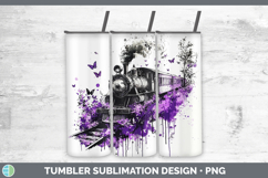 GorgeousPurple Drips Tumbler design.