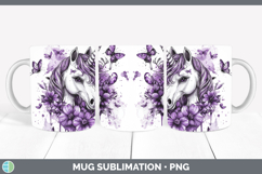 GorgeousPurple Drips Mug Wrap design.