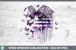 GorgeousPurple Drips Wind Spinner design.