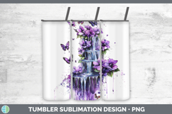GorgeousPurple Drips Tumbler design.