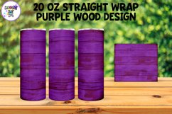 20 OZ Straight Tumbler Colored Wood Product Image 2