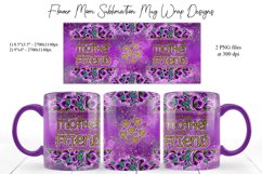 Flower Mom Mug Sublimation Bundle -11oz &amp; 15oz Floral Mugs Product Image 4