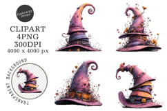 Purple Halloween Clipart Product Image 1